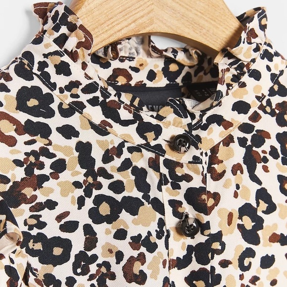 NWT Anthropologie Leopard Prints Button-down Shirt - Picture 7 of 10